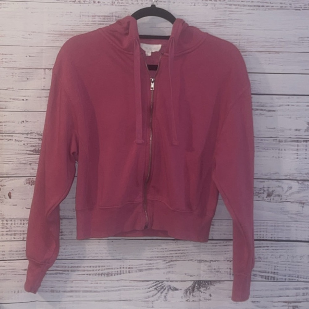 Hippie Rose Cropped Hoodie